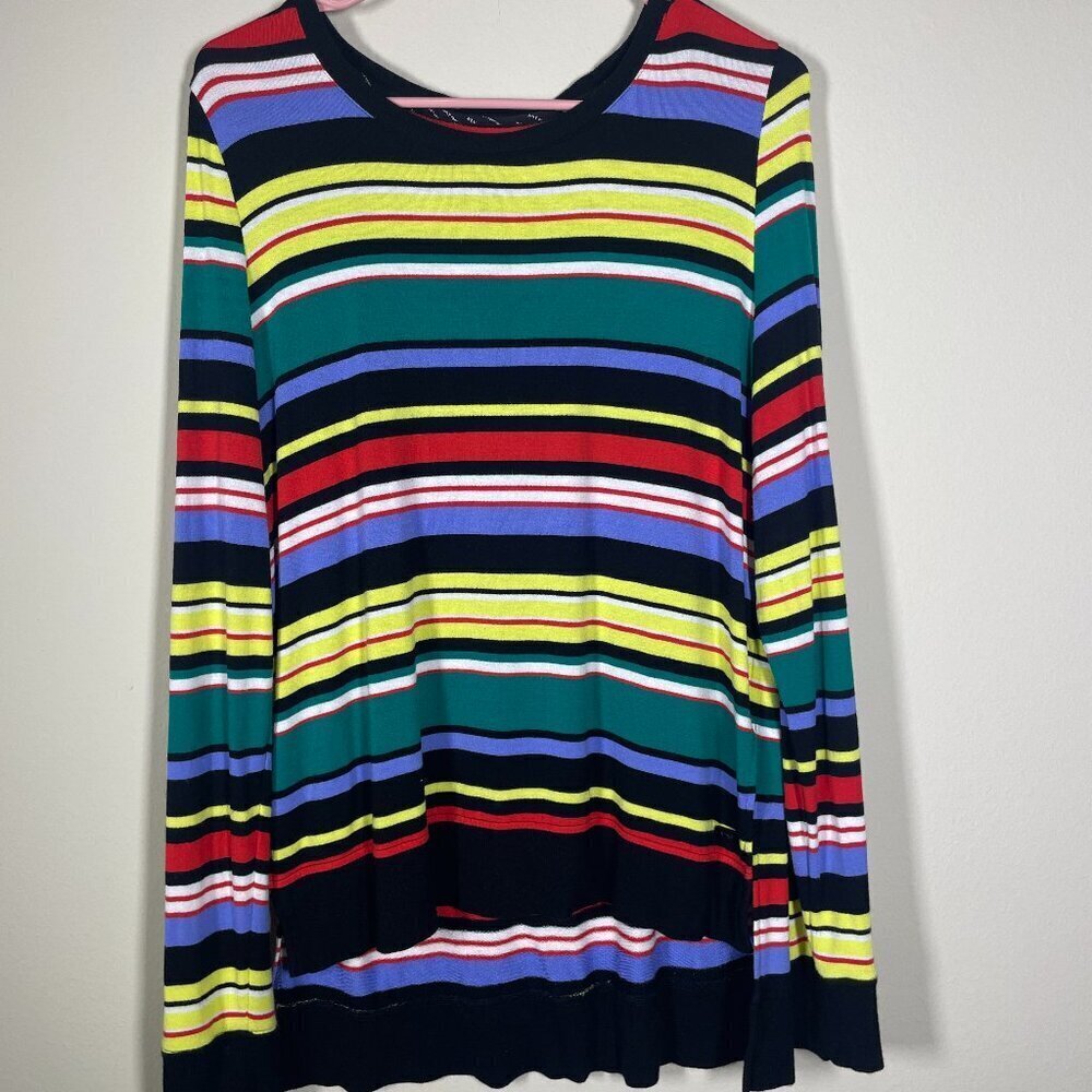 Marc New York Performance Women's Stripe Colorful Tunic Top XL!